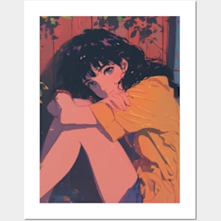 Chill Lofi Girl Posters and Art